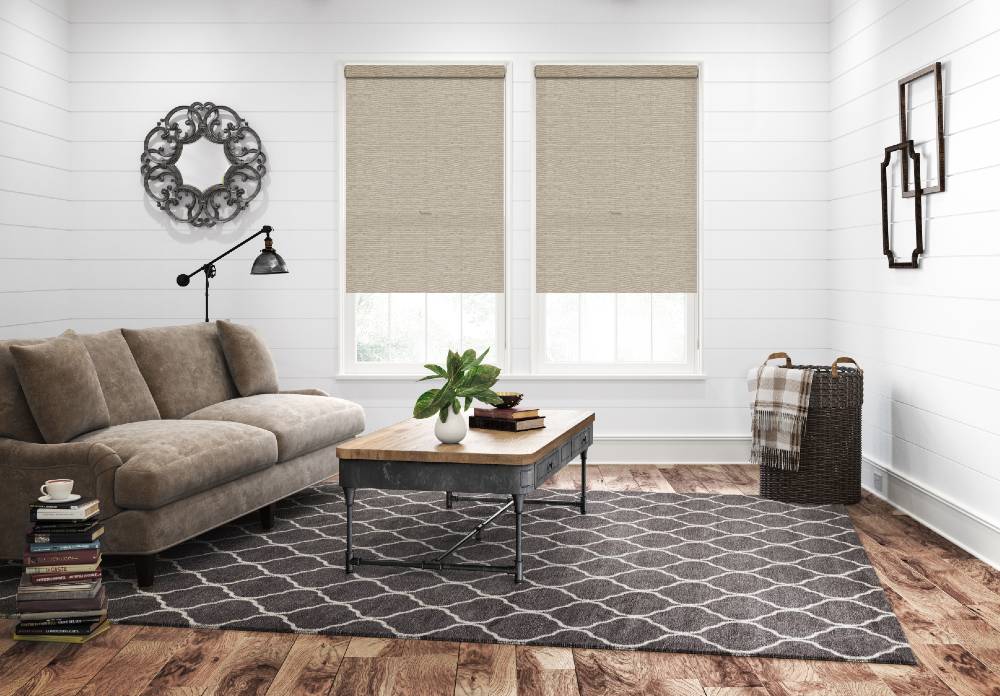 ToperBlinds Light Filtering Roller Shades 50% Blackout DY-G026